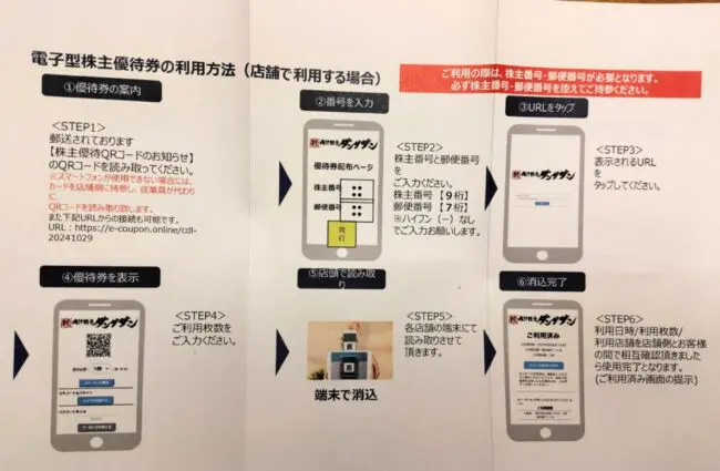 NATTY SWANKYホールディングスの株主優待】肉汁餃子のダンダダン