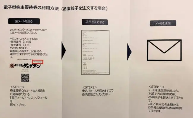 NATTY SWANKYホールディングスの株主優待】肉汁餃子のダンダダン宇都宮